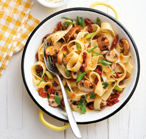 Einfaches Pasta Rezept: italienisch und vegetarisch