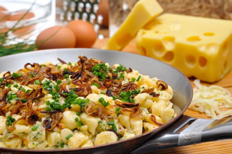 Hüttenschmankerl Käsespätzle