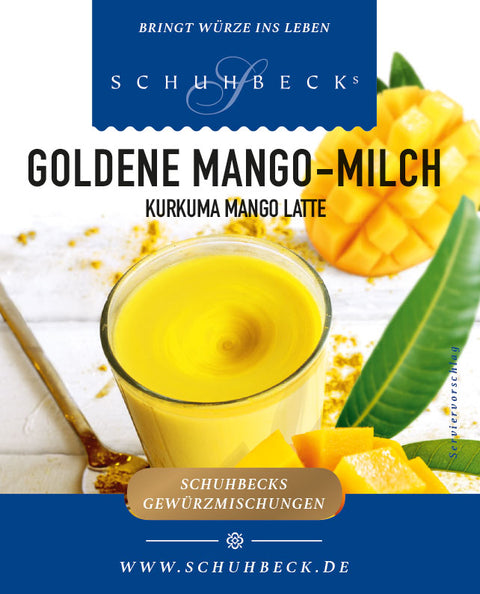 Kurkuma Mango Latte (Goldene Mango-Milch) (Tüte)