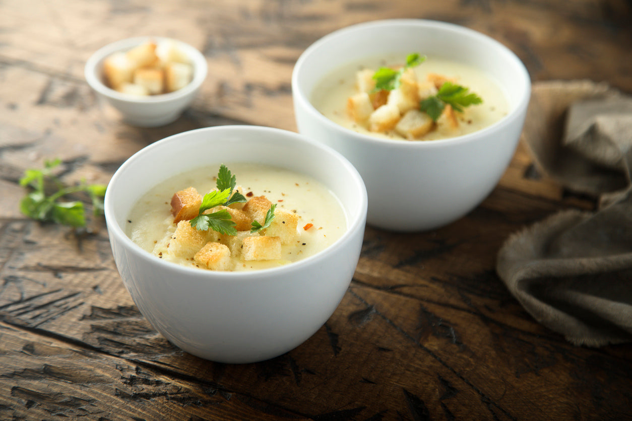 Schuhbecks Rezept für Spargel-Zitronen-Suppe