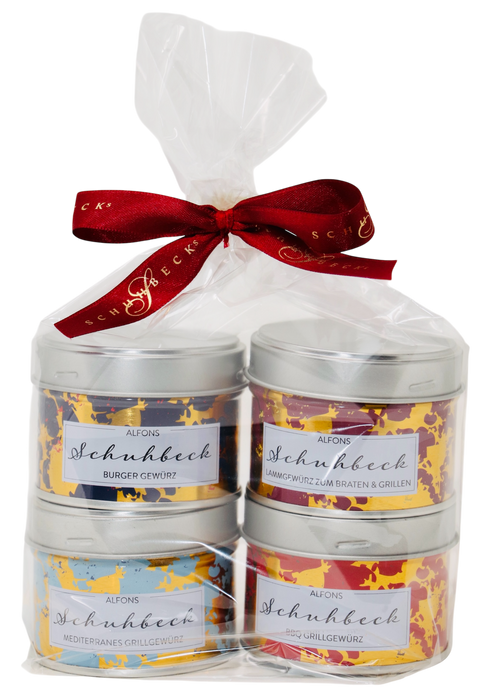 4er-Geschenk-Set "Mediterranes Grillen"