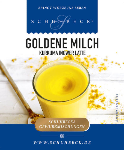 Goldene Milch - Kurkuma Ingwer Latte (Tüte)