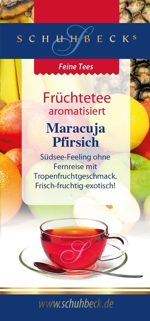 Früchtetee aromatisiert - Maracuja Pfirsich