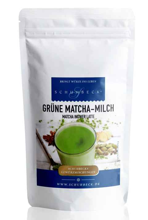 Matcha Ingwer Latte (Grüne Matcha-Milch) Gewürz (Tüte)