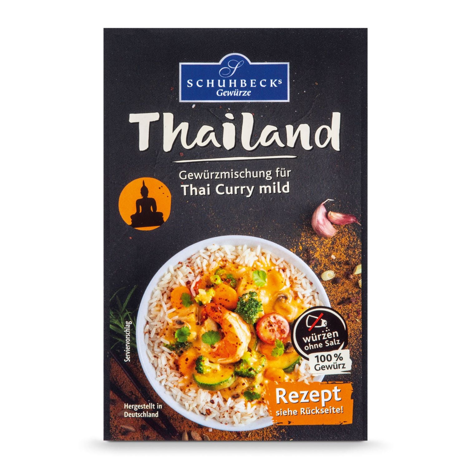 Thailand Gewürzmischung für Thai Curry mild - für 4 Portionen