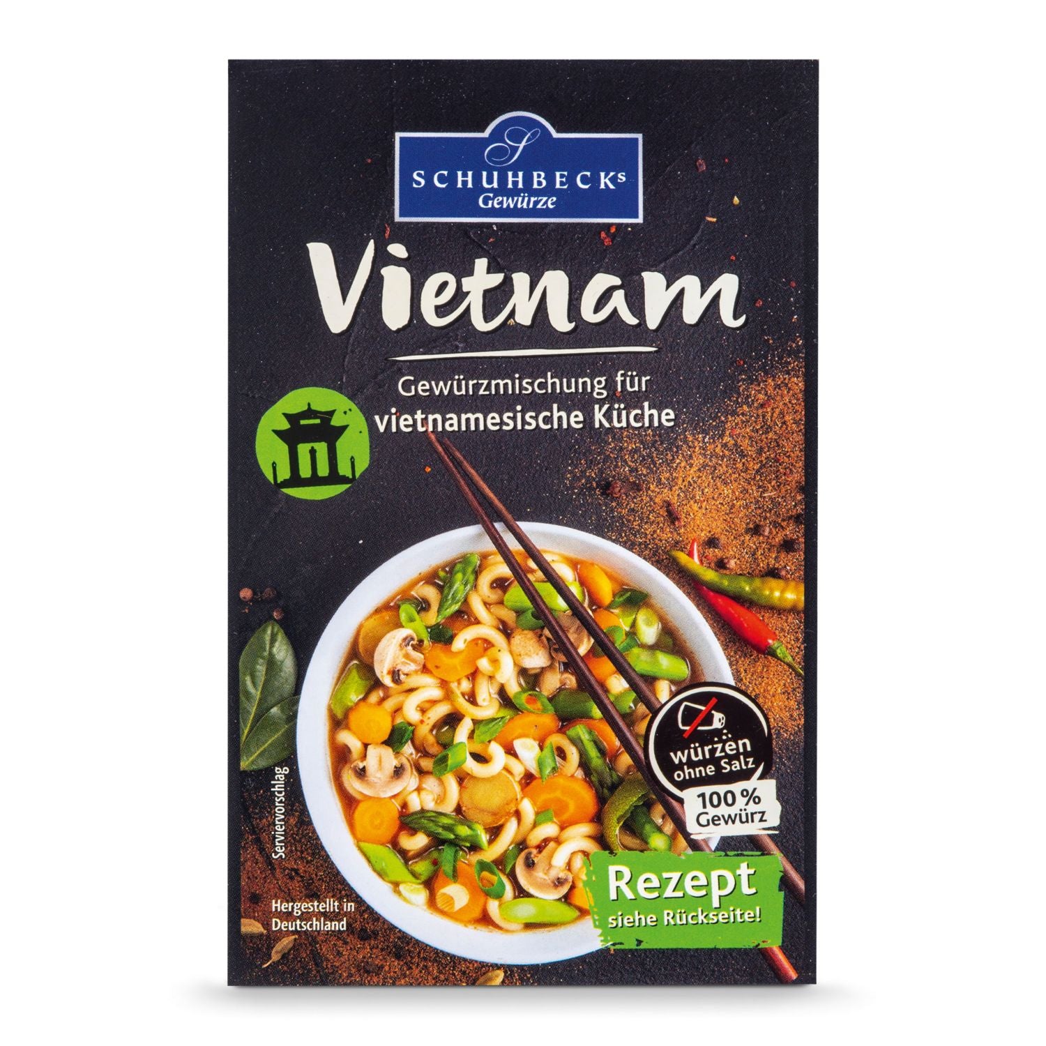 Vietnamesische Küche Gewürzzubereitung - für 4 Portionen